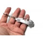 Keychain Fiat Bravo II 2007-2014 - (type STEEL)